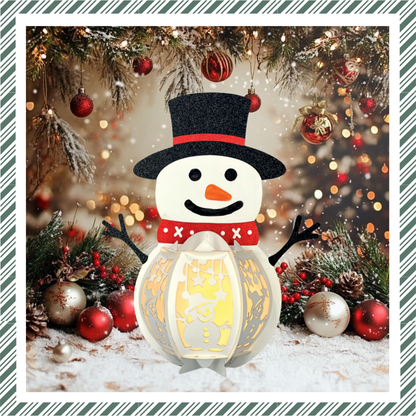 CrafTreat DIY Paper Lanterns - Snowman