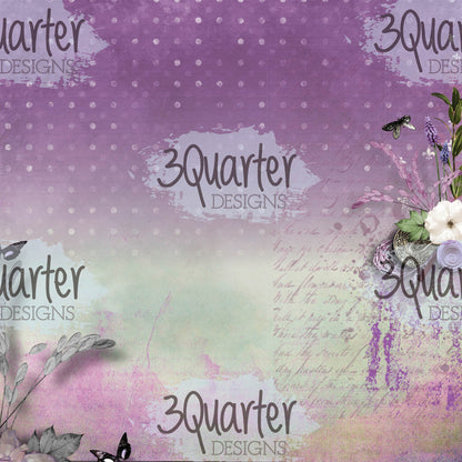 3Quarter Designs - Améthyste Enchantée - Bloc de papier 6 x 6