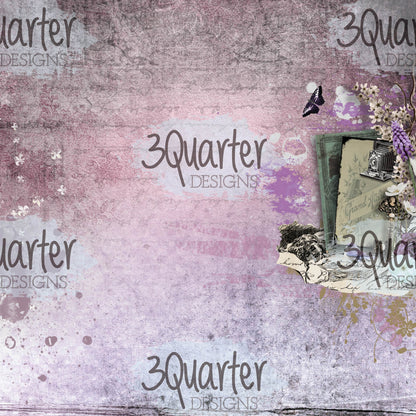 3Quarter Designs - Améthyste Enchantée - Bloc de papier 6 x 6