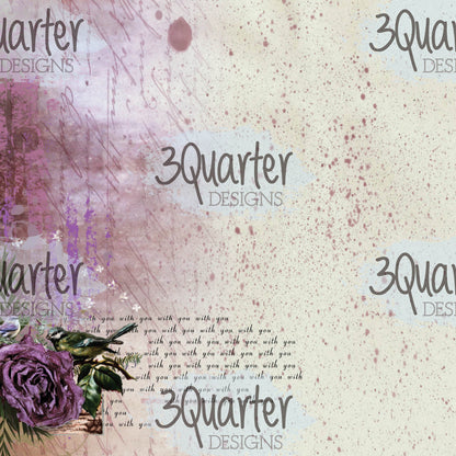 3Quarter Designs - Améthyste Enchantée - Bloc de papier 6 x 6