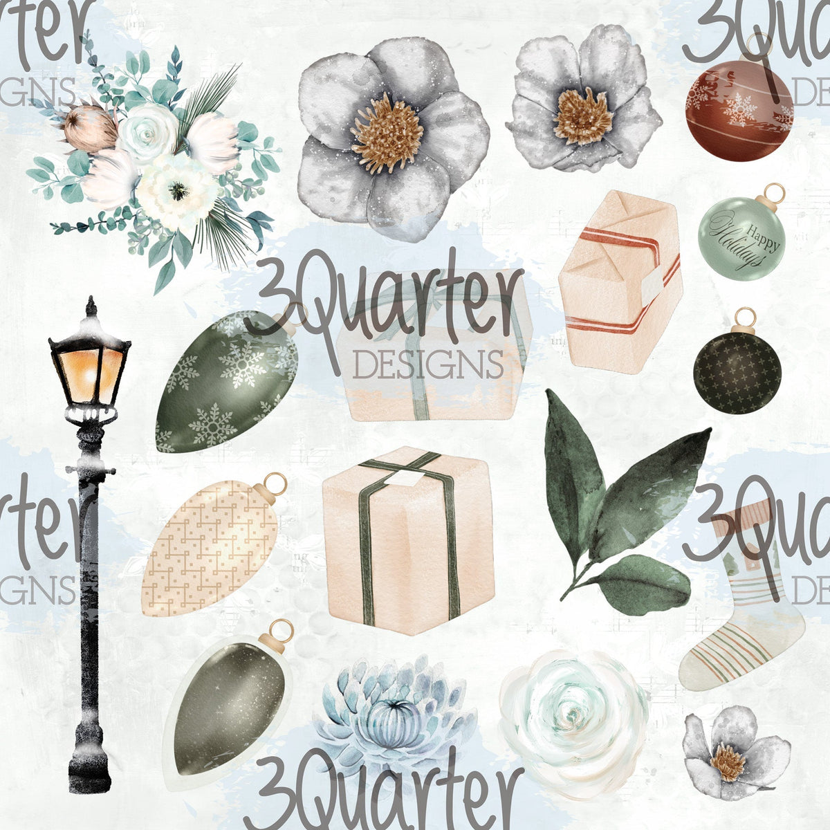 Pack de Noël féerique 6x6