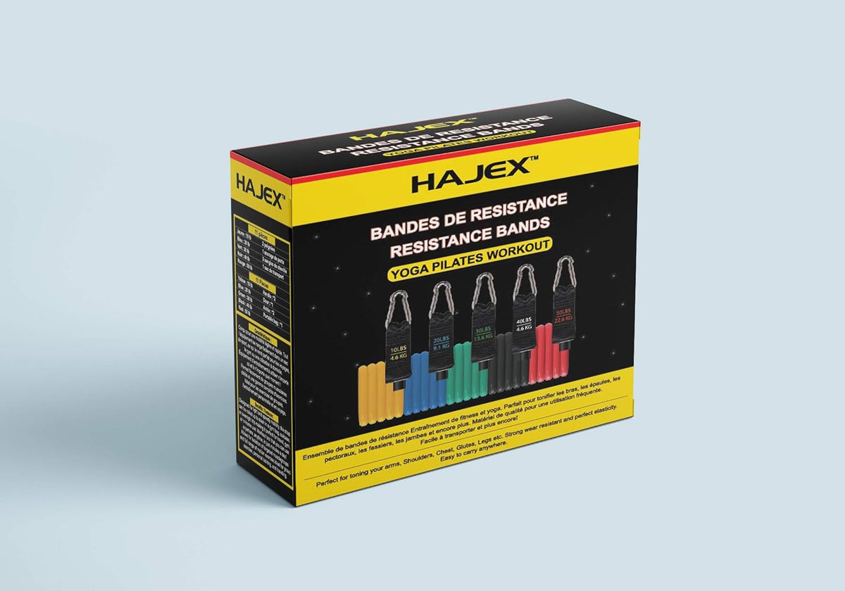 Kit de 11 bandes de résistance pour exercices