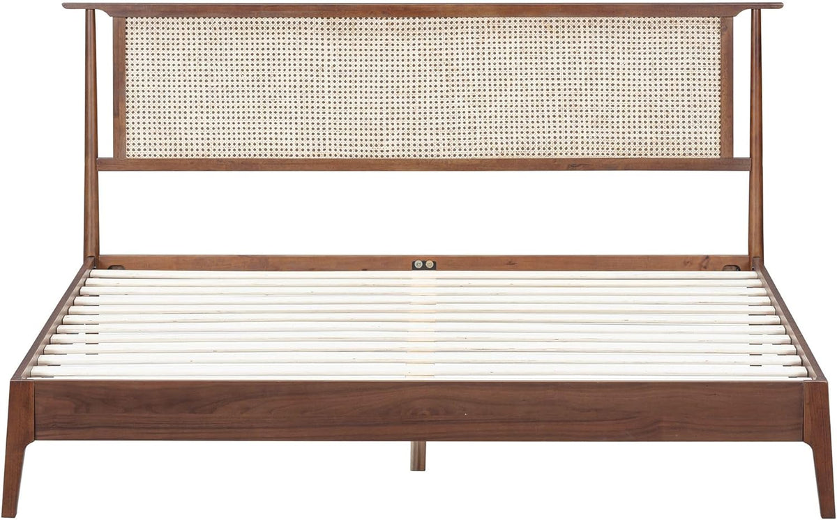 Ruby Natural Rattan Bed Frame