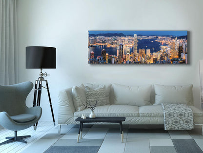 Canvas Print-Hong Kong-Skyline-Wall Art