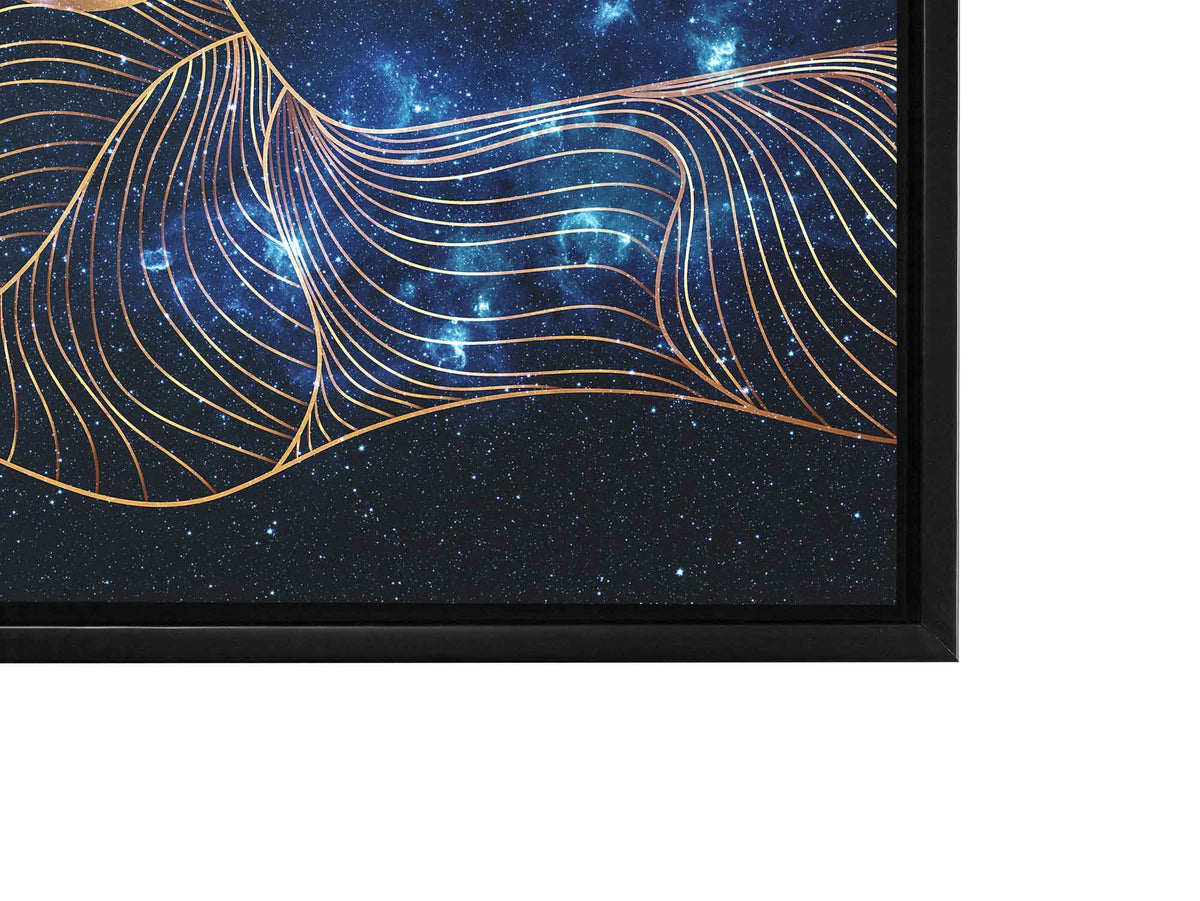 Canvas Print-Abstract Earth Composition-Gold varnish-Wall art