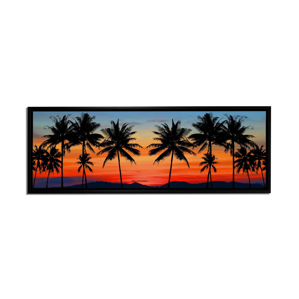 Impression sur toile - Coucher de soleil hawaïen - Décoration murale