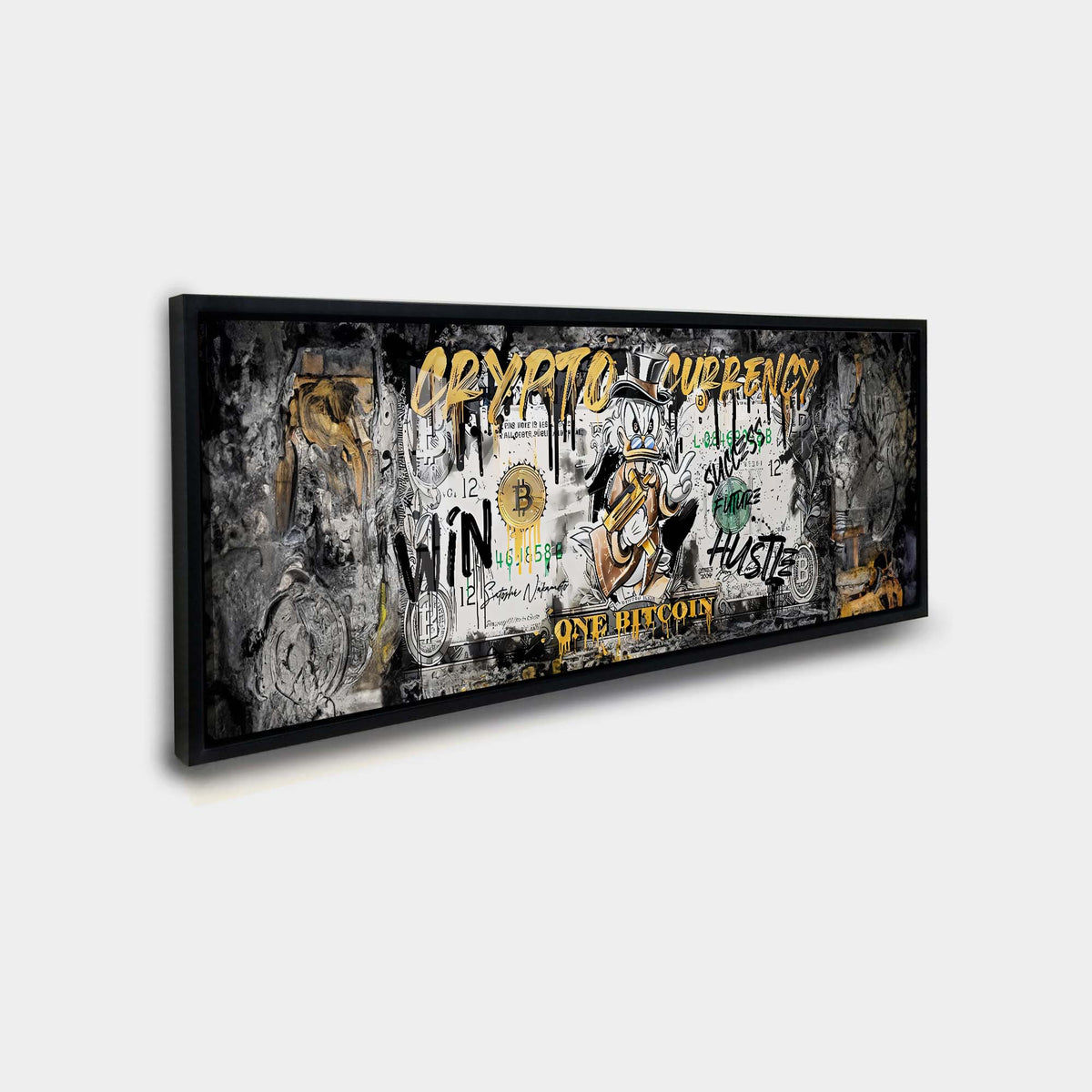 Wall art-Bitcoin Pop art-Canvas Printed