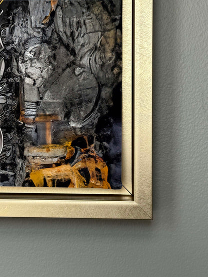 Wall art-Bitcoin Pop art-Canvas Printed