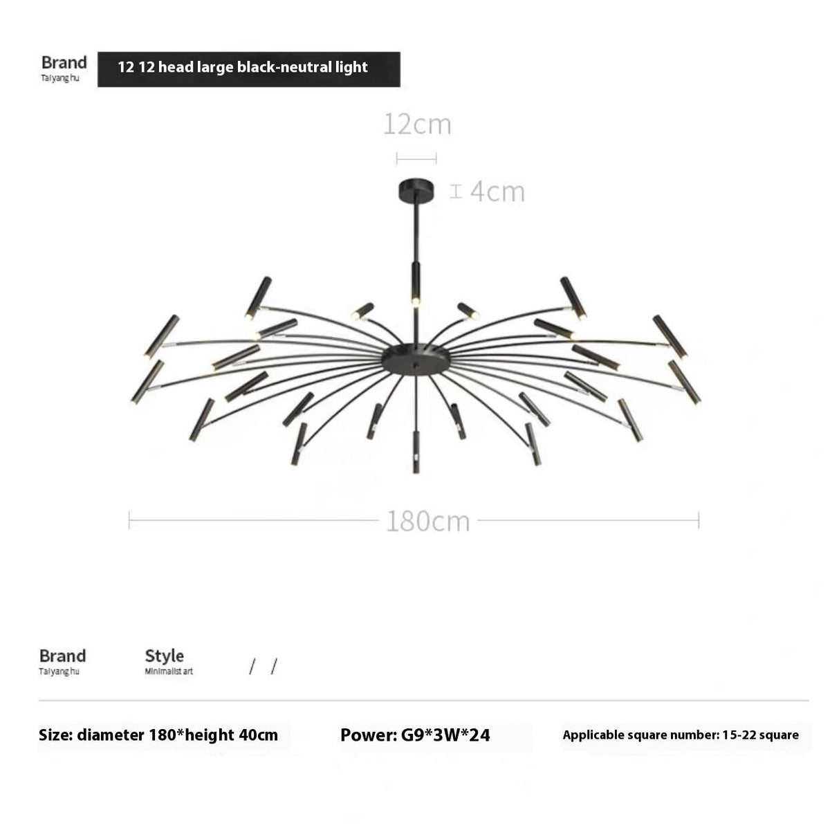 Nordic Style Lamps Simple Modern Net Red Chandelier Minimalist Creative