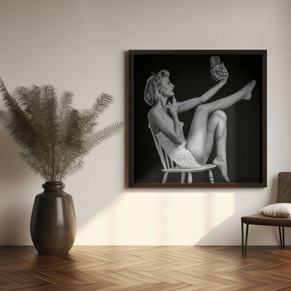 Wall art Vintage Selfie