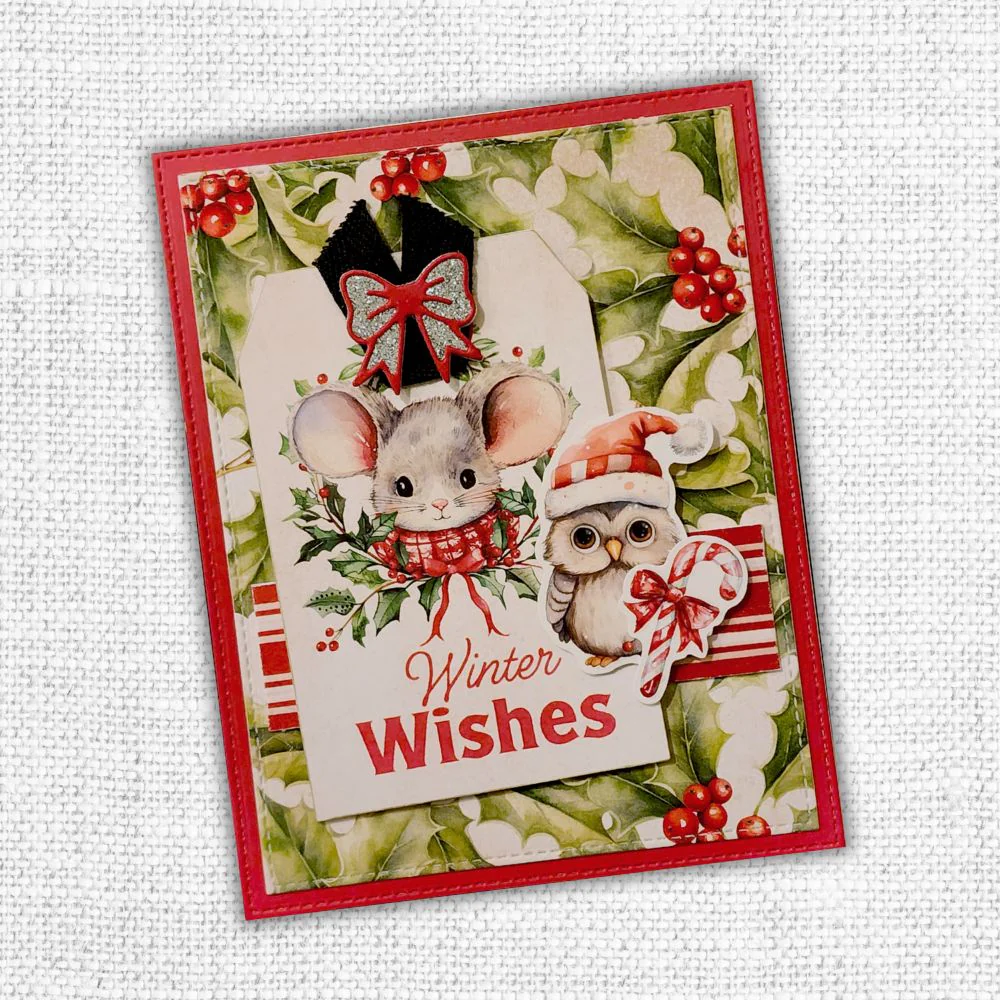 Collection de Papiers de Noël Forêt 30x30 cm 33042