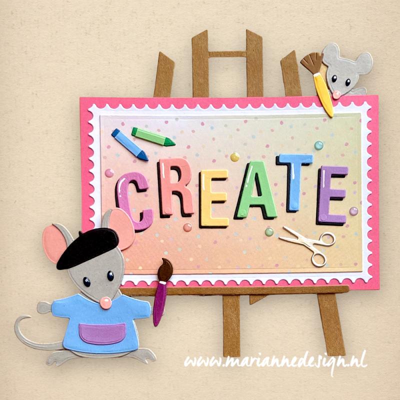 Die de collection Marianne Design - Accessoires de papeterie par Marleen