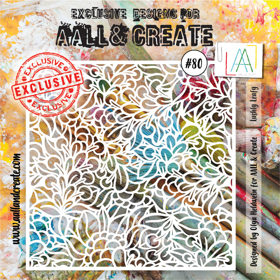 AALL and Create Pochoir - 80 - Feuilles Luxuriantes