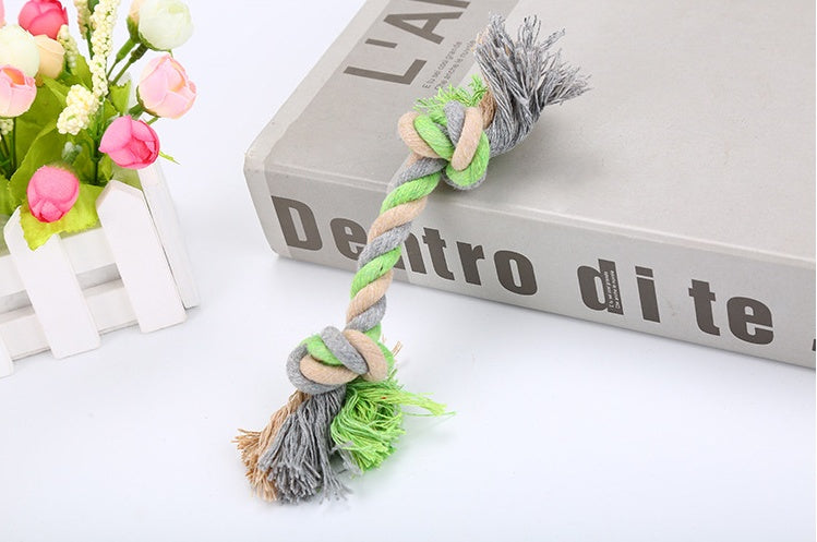 Cotton Rope Dog Toy - Durable Knot Chew & Tug Toy for Dogs