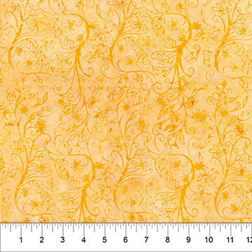 Banyan Batik - Flutter - Jaune ensoleillé - 80725-54