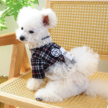 Robe tutu pour chien | Robe à la mode pour animaux de compagnie