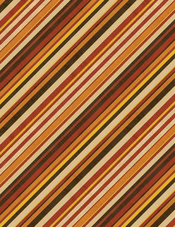 Stephanie Marrott - Couleurs d'automne - Rayure orange - 84416-138