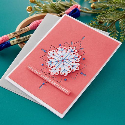 Matrices de découpe « Pull de Noël cousu » de la collection de Noël