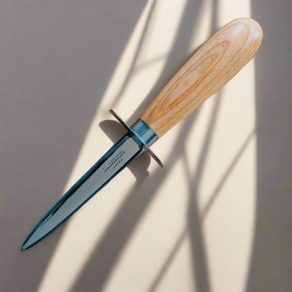 Ginza Steel | Couteau à huîtres Acier inoxydable Manche bois 205 mm