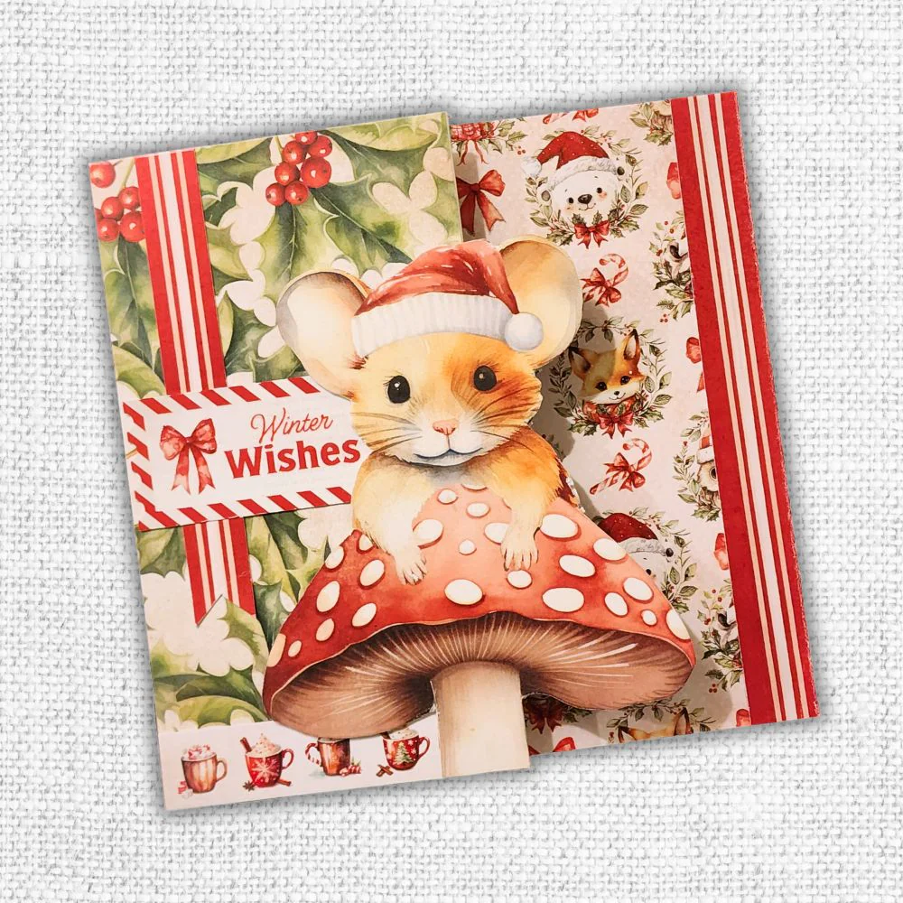 Collection de Papiers de Noël Forêt 30x30 cm 33042