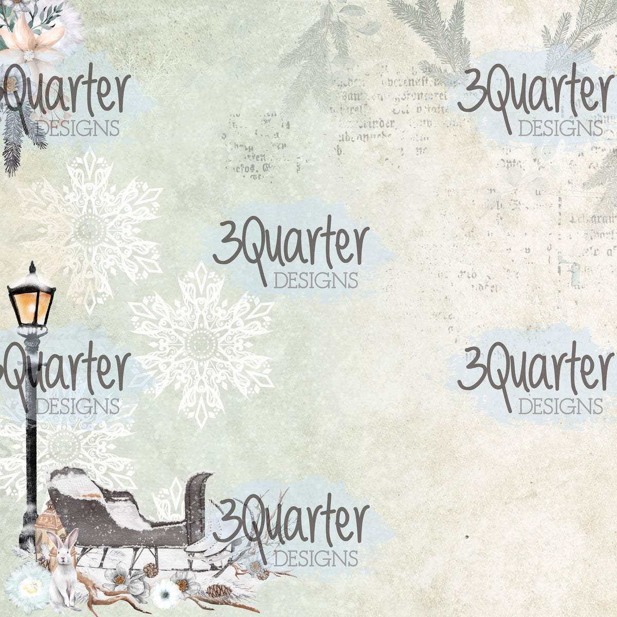 Pack de Noël Féérique 8x8