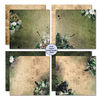 Pack de papiers 20x20 cm Earth Witch 3Quarter Designs