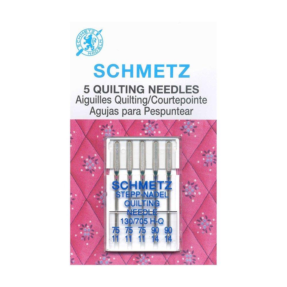 SCHMETZ #1739 Aiguilles à piquer/quilter – Tailles assorties – 5 pièces