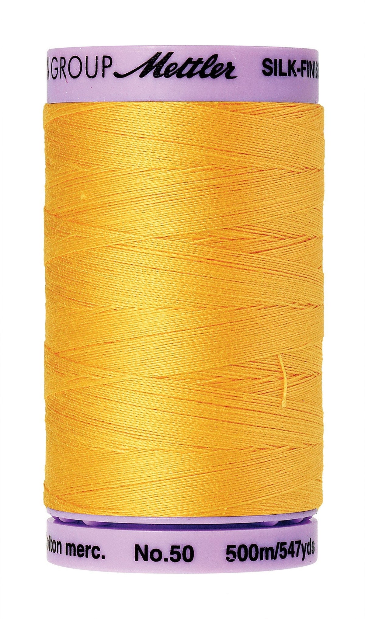 Mettler  Silk-Finish 50wt Solid Cotton Thread 547yd/500M Summersun