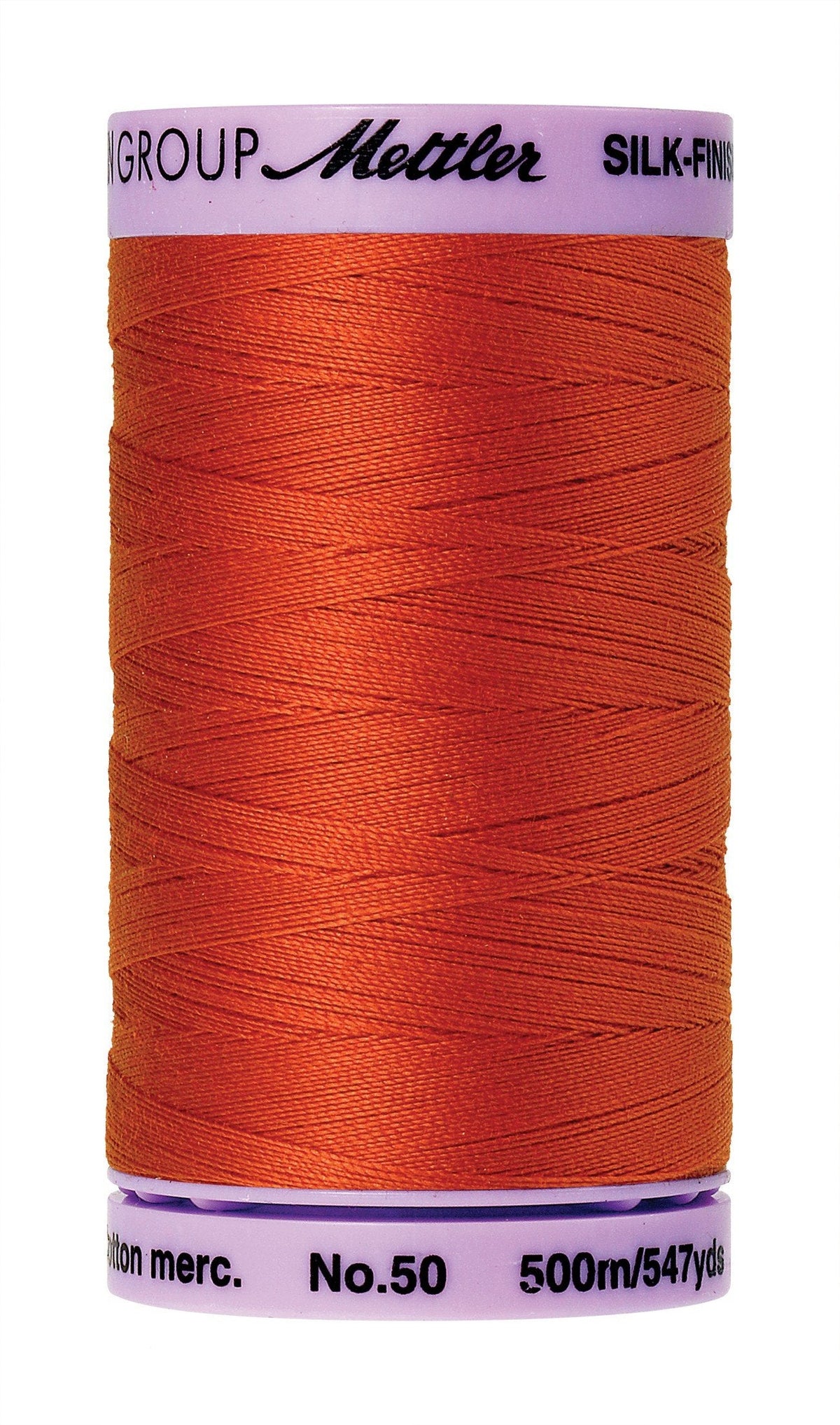 Mettler  Silk-Finish 50wt Solid Cotton Thread 547yd/500M Paprika