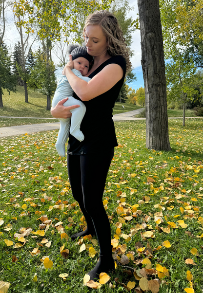 Crossover Maternity and Nursing Tee Shirt