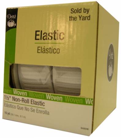 Élastique blanc anti-roulis 3,8 cm