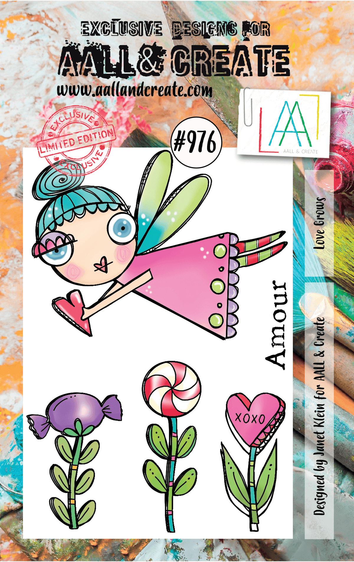 Jeu de tampons AALL and Create - 976 - L'amour grandit