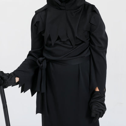 Children's Grim Reaper Halloween Costume – Hooded Cosplay Outfit for Boys & Girls