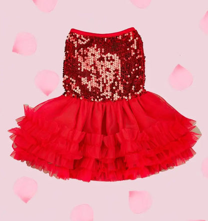 Ruby Dog Dress | Designer Pet Dress