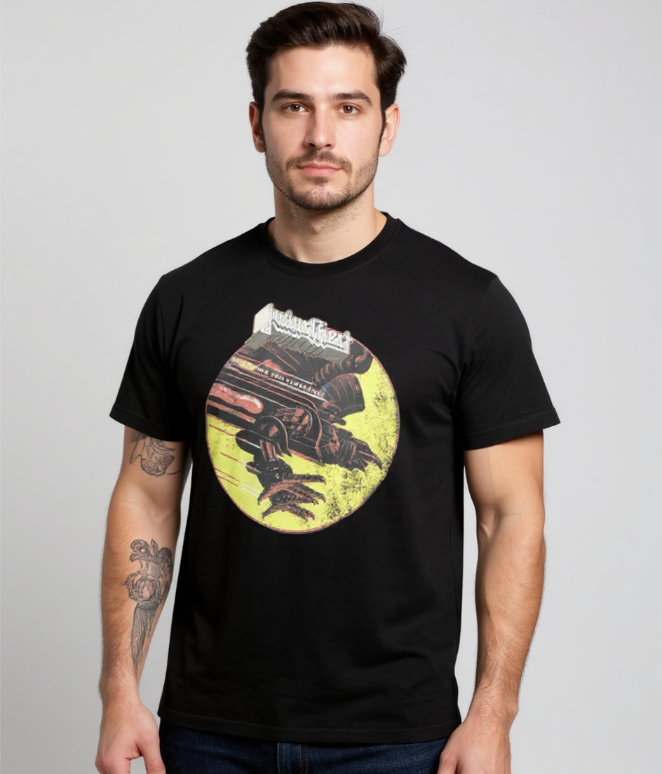 Judas Priest Vengeance Anniversary Black T-Shirt