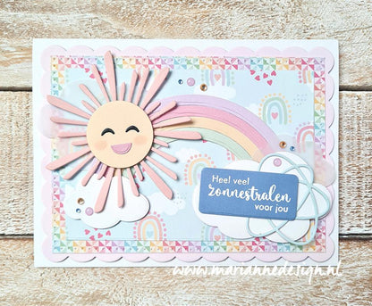 Marianne Design Collectables Die - Soleil et Nuages par Marleen