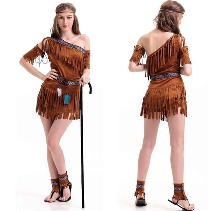 Halloween Cosplay Jumpsuit Outfit – Adult Women Costume Set with Accessories
