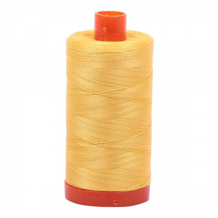 Fil Aurifil n° 1135 jaune uni