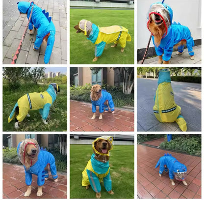 Vancouver Dog Rain Jacket | Waterproof Dog Jacket for Large Dogs