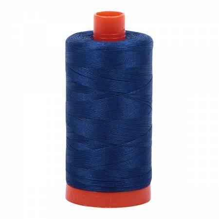 Fil Aurifil n° 2780 Bleu de Delft foncé uni