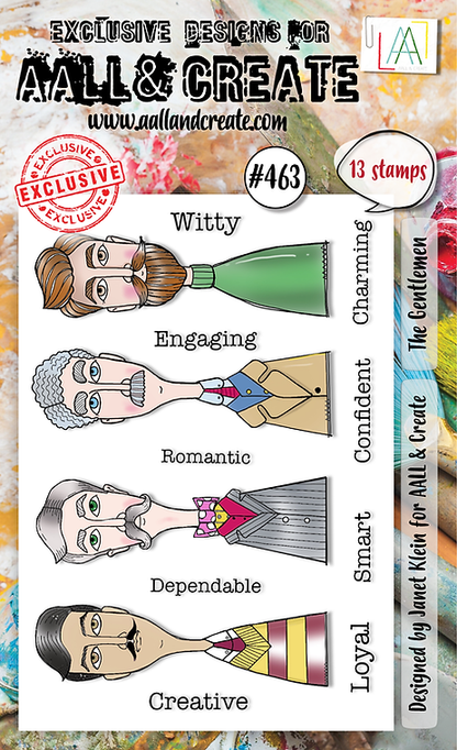 AALL and Create - Set de tampons A6 - The Gentlemen
