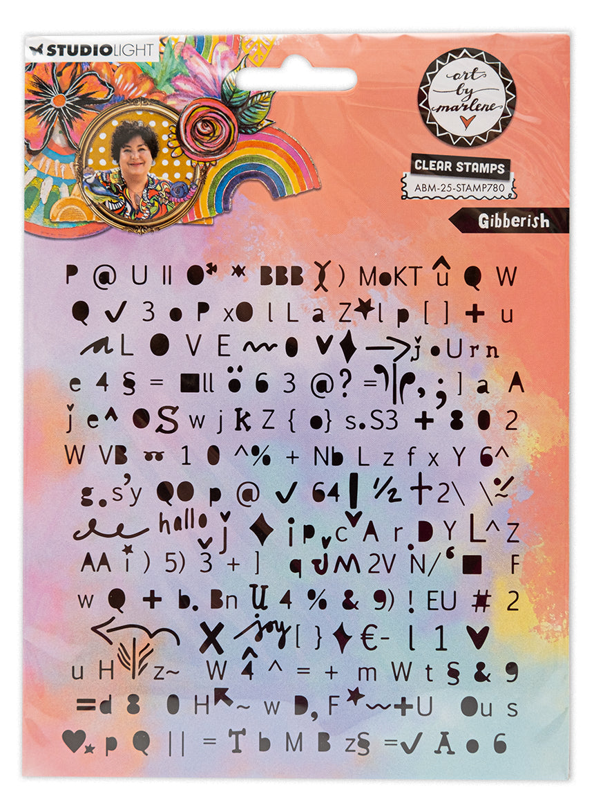 ABM Tampon transparent Gibberish Art By Marlene 1 pièce