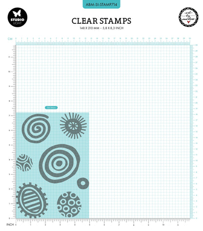 ABM Tampon transparent Rond Salade Collection Signature 7 pièces