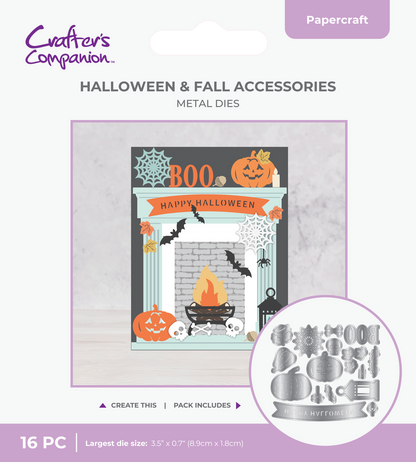 Crafter's Companion Metal Die - Halloween & Fall Accessories