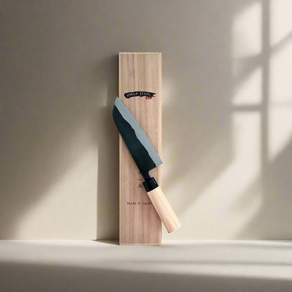 Aogami 165 | Couteau Santoku 165 mm Lame en fer doux Aogami #2 | Fabriqué au Japon