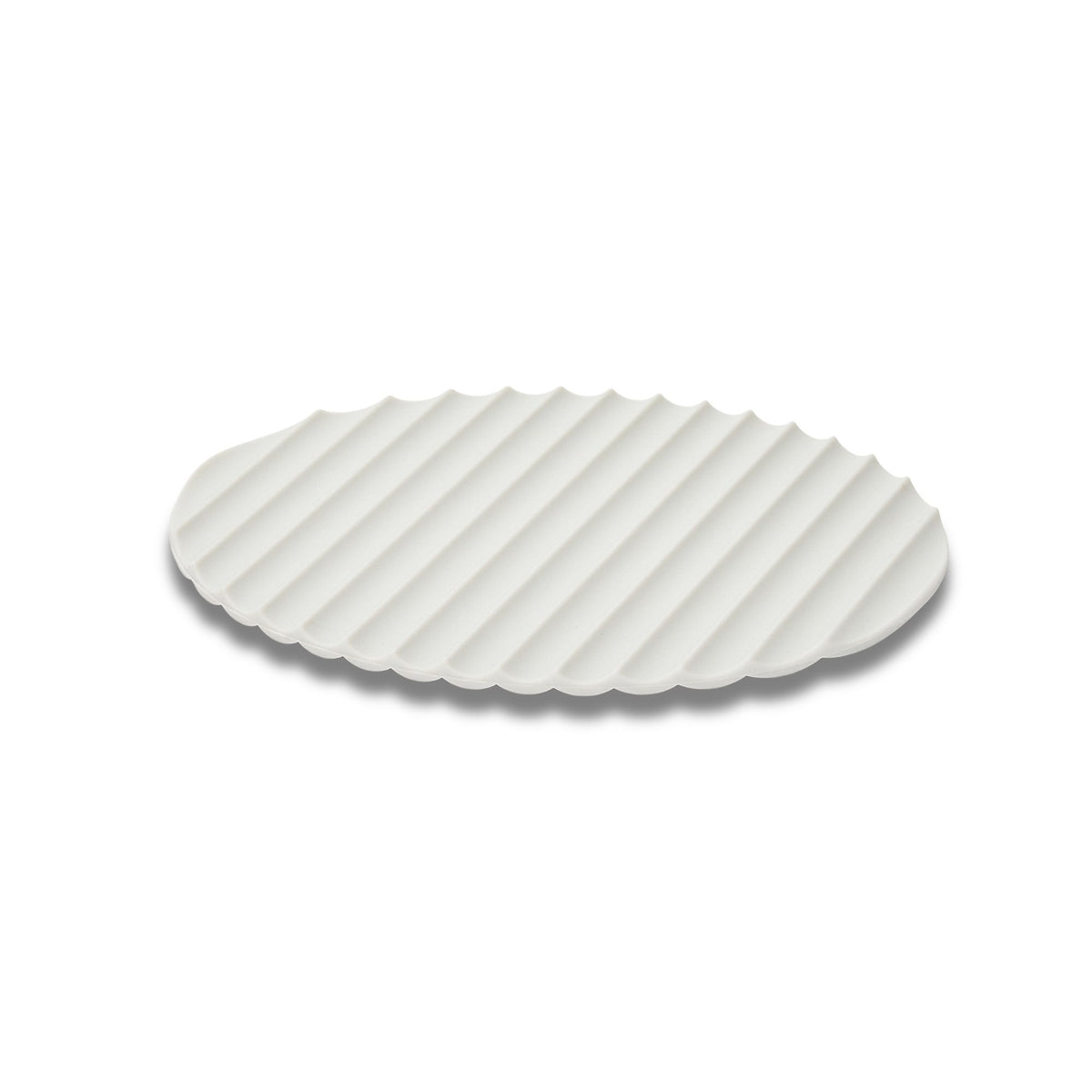 Tapis en silicone Eatoco Nami – Dessous de plat antidérapant et résistant à la chaleur - Gris clair