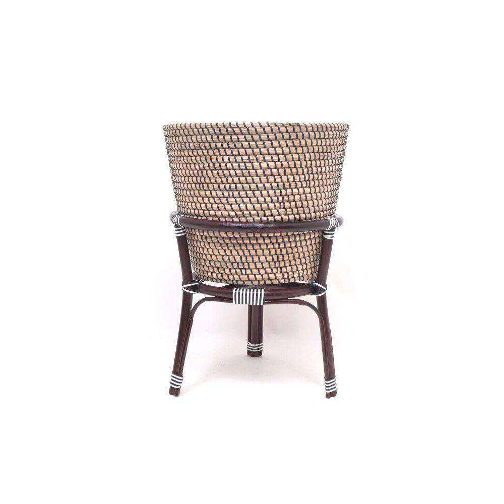 Ayu - Jardinière Bohème Sur Support En Bois