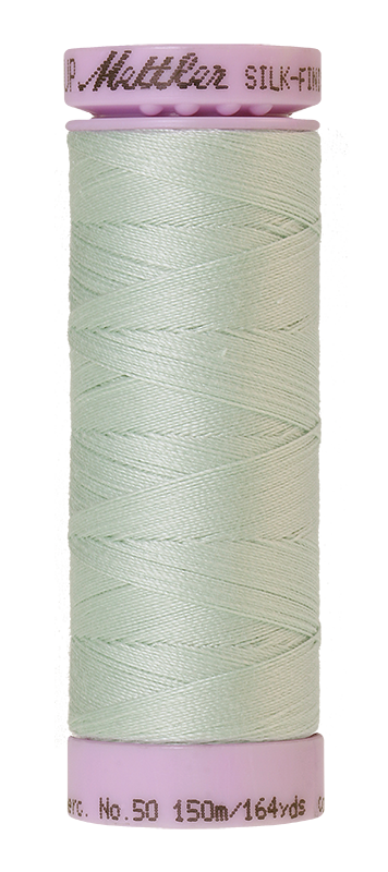 Fil de coton uni Mettler Silk-finish 50wt, 164 verges/150 m, Lustré