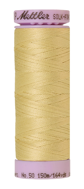 Fil de coton solide Mettler Silk-finish 50wt 164 verges/150 m Barewood