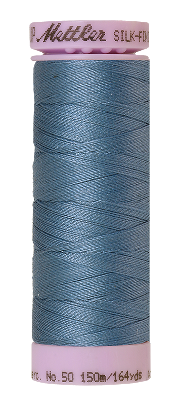 Fil de coton plein Mettler Silk-finish 50wt 164 yd/150 m Laguna